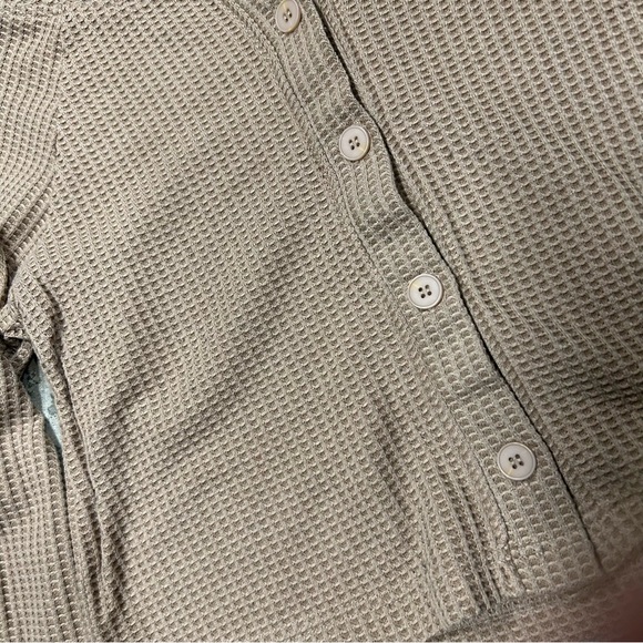 Princess Polly Camilla Set Pajamas Loungewear Women’s 6 EUC Tan/Brown Waffle - Picture 7 of 7